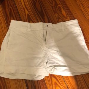 Jcrew White Chino Shorts